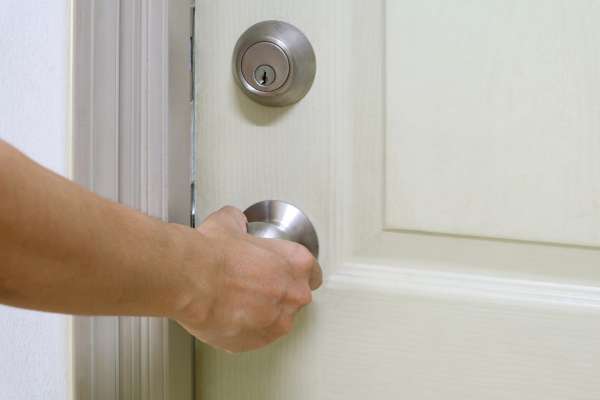 Hold The Door In Place And Check That It Swings Open And Closed Smoothly