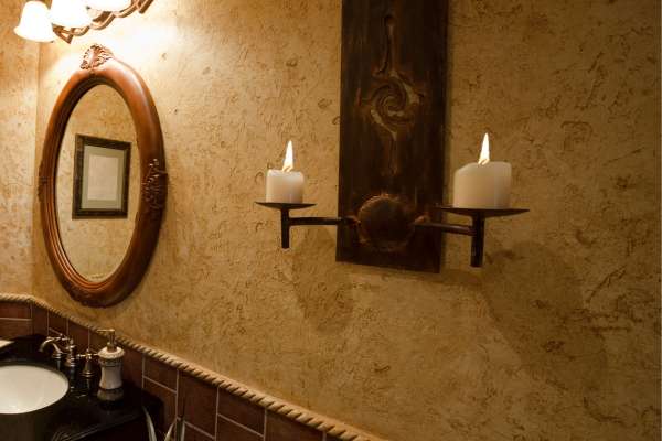 Displaying Scented Flames On Shelves Or Wall Sconces