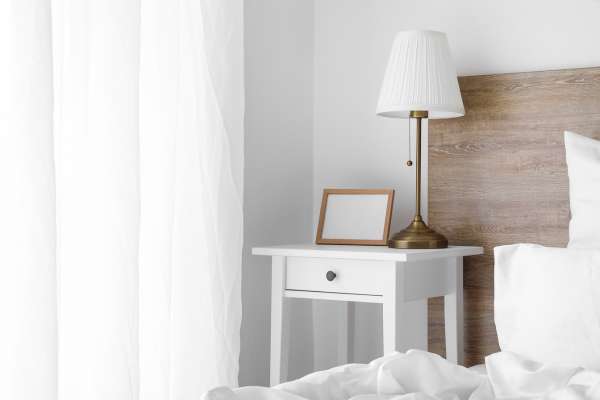 Bedside Table Nightstand For Small Spaces