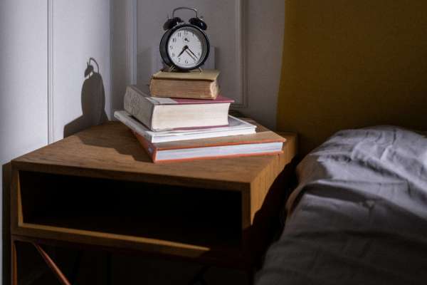 Book Stack Nightstand