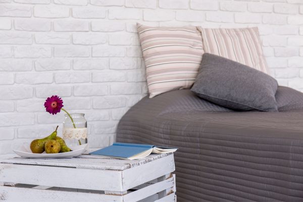 Repurposed Crate Nightstand