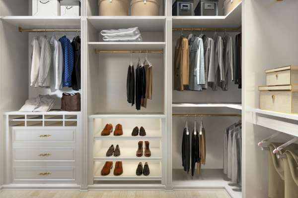 Armoires: -In Wardrobes: 
