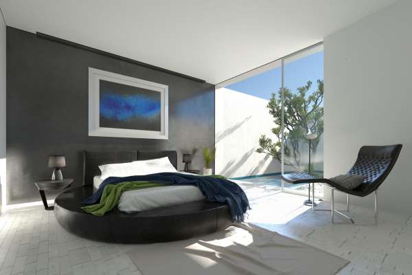 Black and White in Bedroom Decor