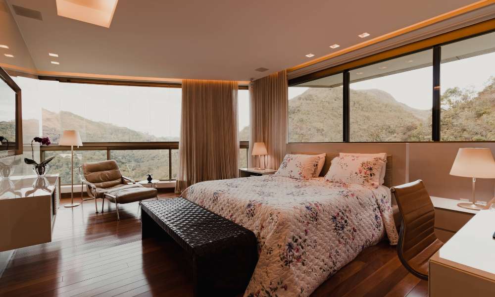 Modern Bedroom With Big Window