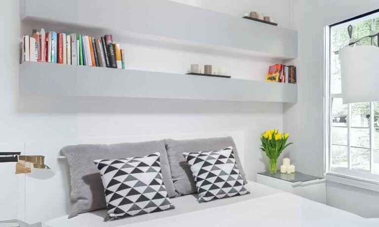 Bedroom Bookshelf Wall - House Pulp