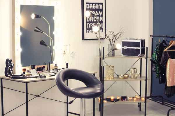 Convenience and Organization for Bedroom Makeup Vanity Mirror
