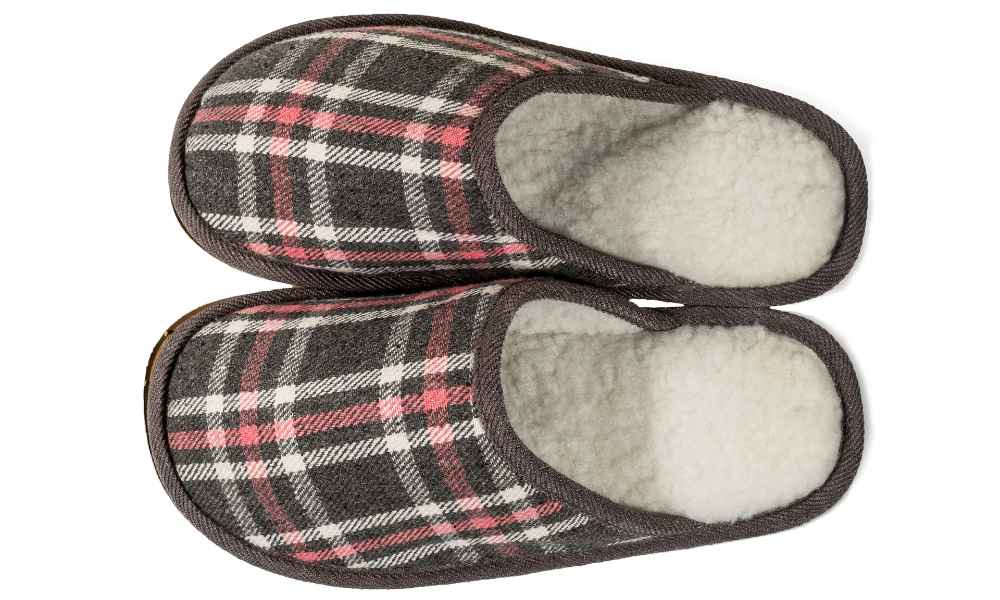 Mens Leather Bedroom Slippers