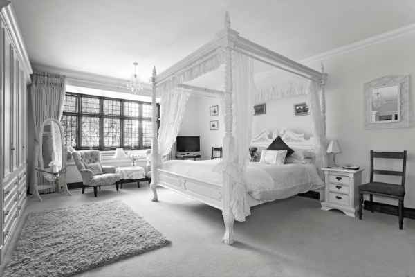 Creating a Reading Nook with a Four Poster Bed