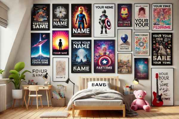 Customizing Posters For A Personal Touch Kids Bedroom Posters