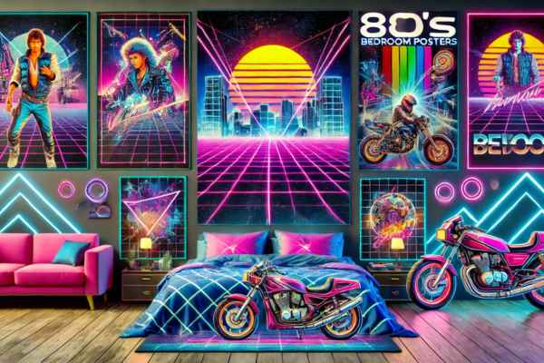 Iconic Themes of 80s Bedroom Posters