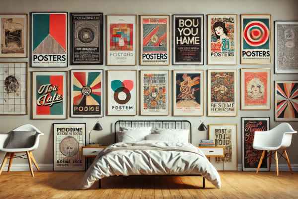 Incorporating Posters into Bedroom Decor