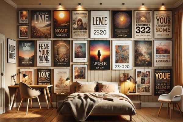 Personalized Posters: Making Your Bedroom Truly Yours