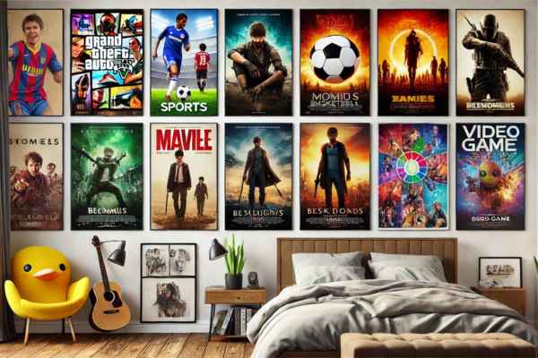 Popular Themes For Bedroom Posters