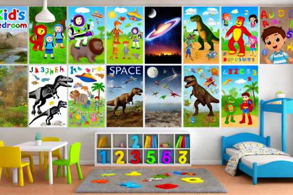 Popular Themes For Kids' Bedroom Posters