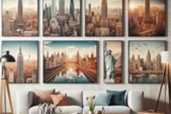 Showcasing Travel Memories with Posters Decorate Room With Posters