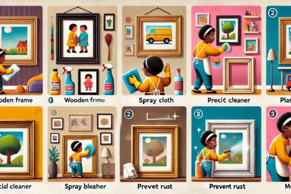 Cleaning Different Types of Picture Frames