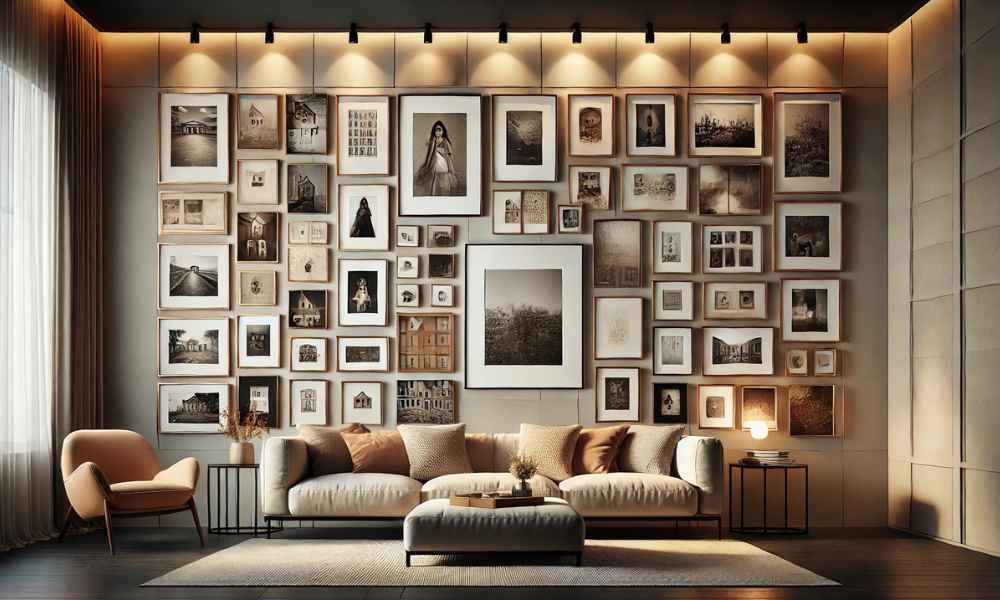 How To Organize Photos On Wall