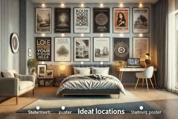 Ideal Locations for Posters in Your Bedroom