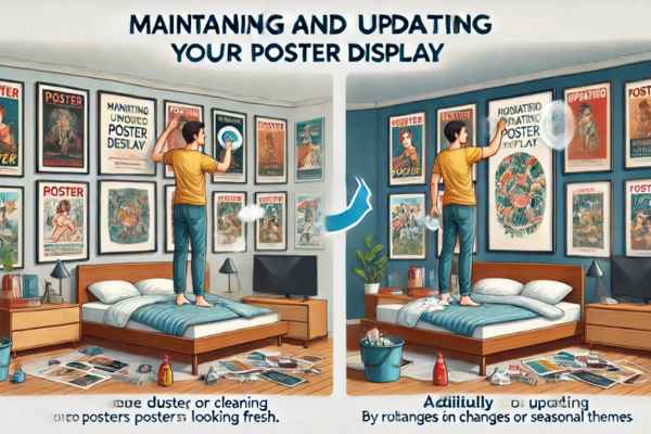 Maintaining and Updating Your Poster Display Arrange Posters In Bedroom