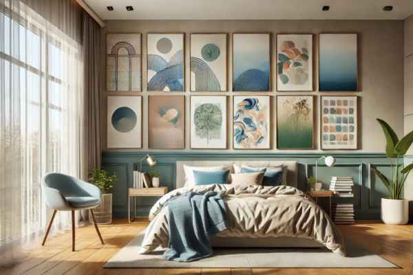 Matching Posters with Your Bedroom’s Color Scheme