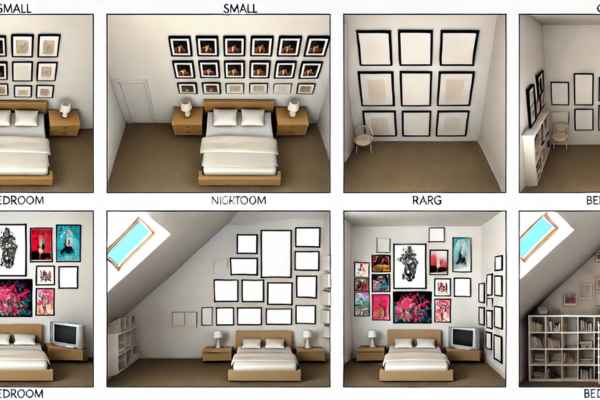 Strategic Poster Placement for Different Bedroom Layouts