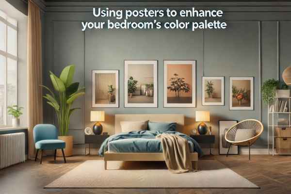 Using Posters to Enhance Your Bedroom’s Color Palette