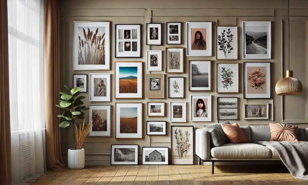 Wall Decoration With Photo Frames