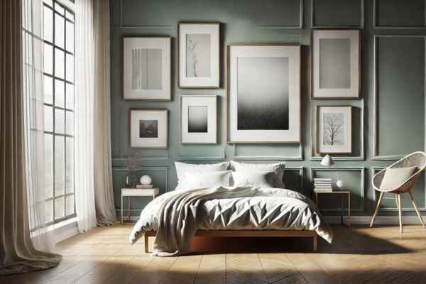 Blending Picture Frames with Other Wall Decor Elements