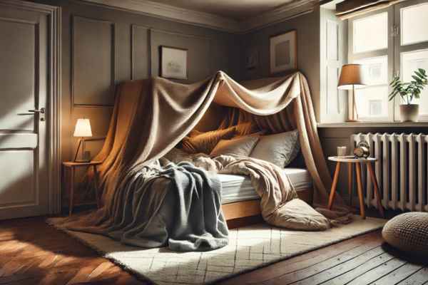 Choosing the Right Spot in the Bedroom for Your Blanket Fort