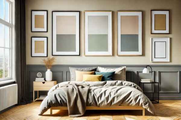 Color Coordination with Simple Wall Frames