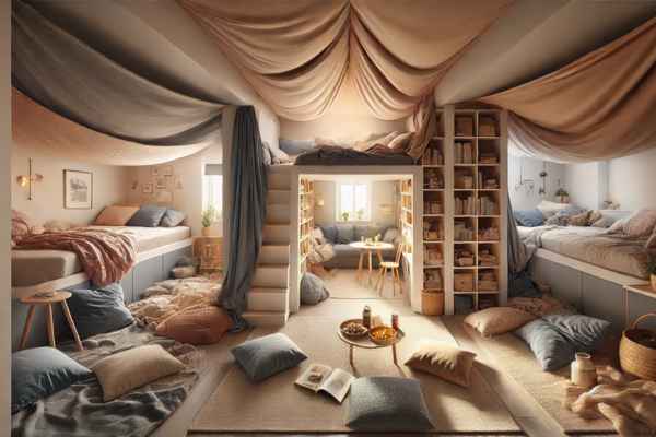 Creating Different Zones Inside Your Blanket Fort