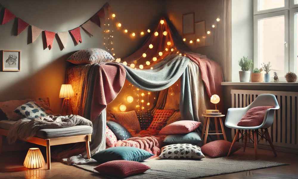 How To Build A Blanket Fort In Your Bedroom