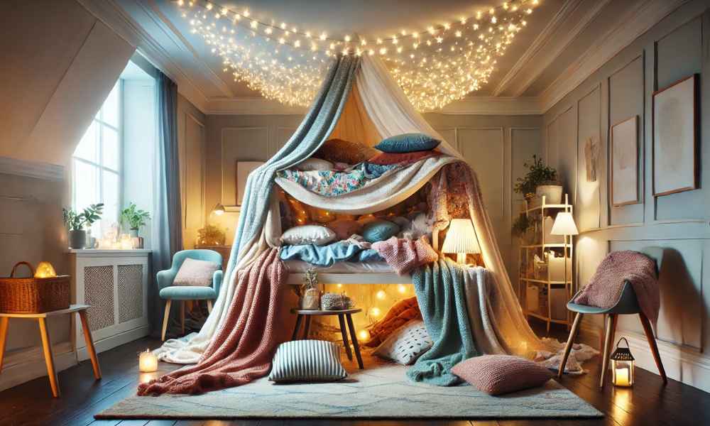 How To Make A Blanket Fort In Bedroom