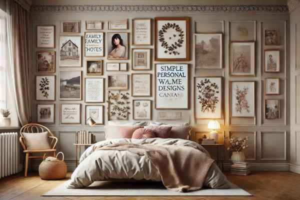 Incorporating Personal Touches in Simple Wall Frame Designs