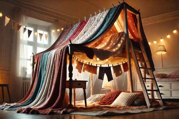 Designing Your Blanket Fort’s Roof