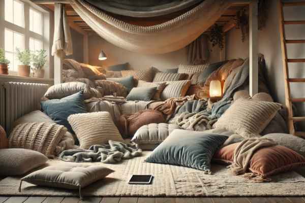 Making Your Fort Extra Comfortable Make A Blanket Fort In Your Bedroom