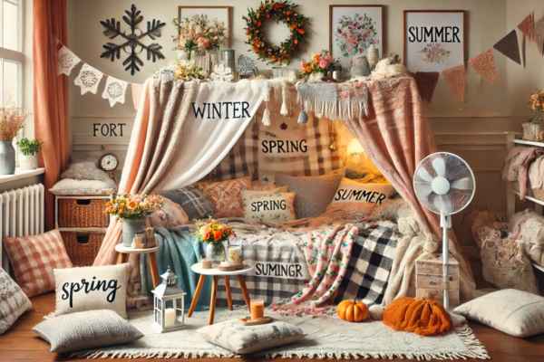 Seasonal Blanket Fort Ideas