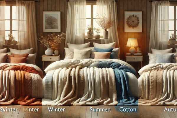 Seasonal Considerations for Bedroom Blanket Set