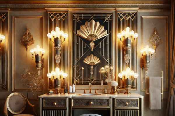 Art Deco and Glamorous Sconces for an Elegant Touch