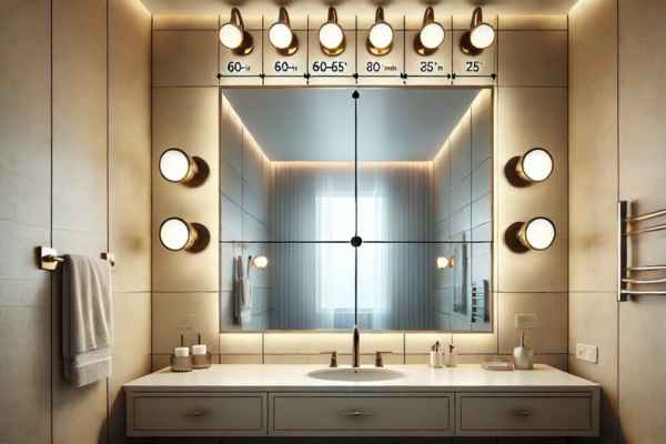 Bathroom Vanity Sconces: How High Should They Be?