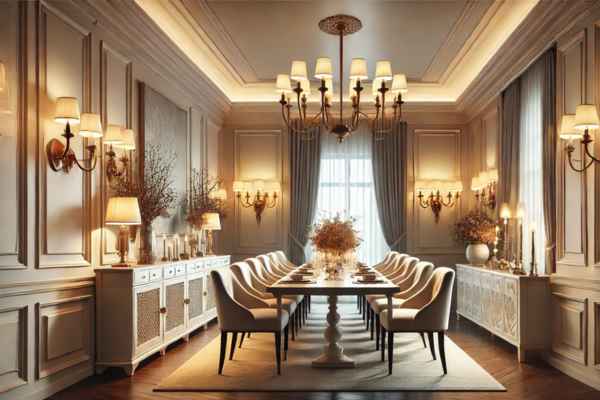 Dining Room Ambiance: Sconce Height Tips