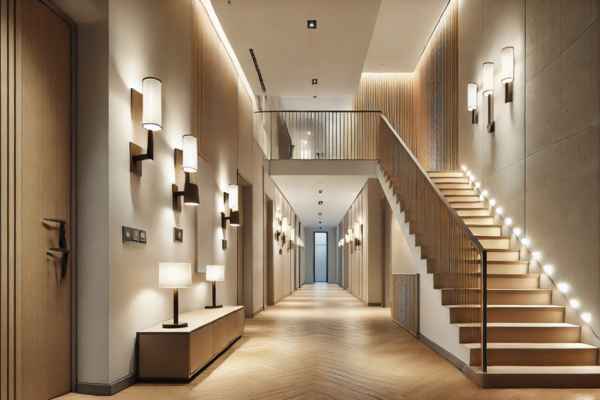 Hallways and Staircases: Lighting the Way Safely and Stylishly