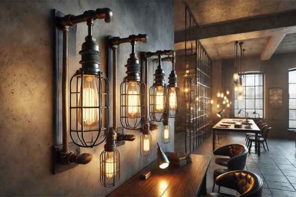 Industrial-Style Sconces for an Edgy Aesthetic