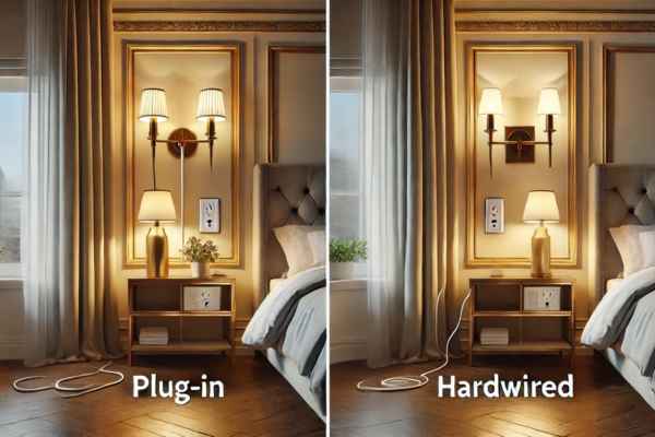 Plug-In vs. Hardwired Sconces: Which One Is Right for You?