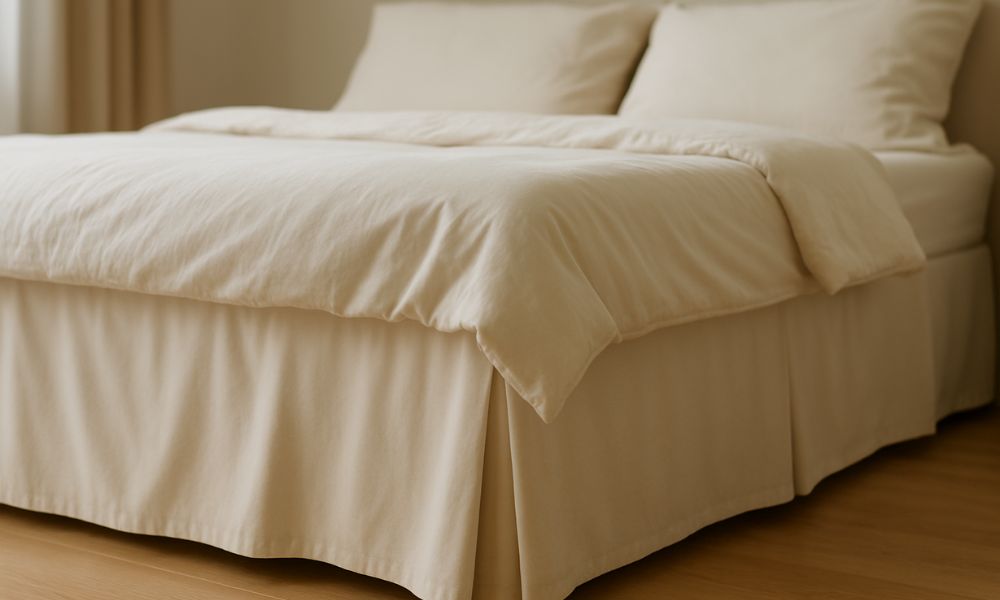 how often to wash bed skirts